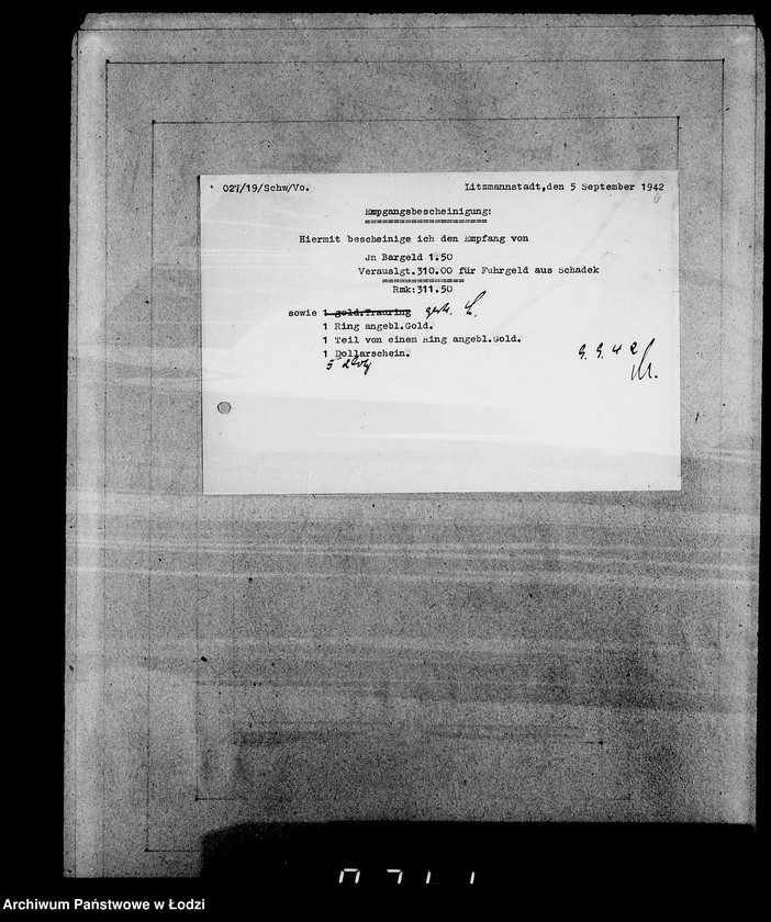 Obraz 10 z jednostki "Sonderkonto 12300. Belege 401-500"