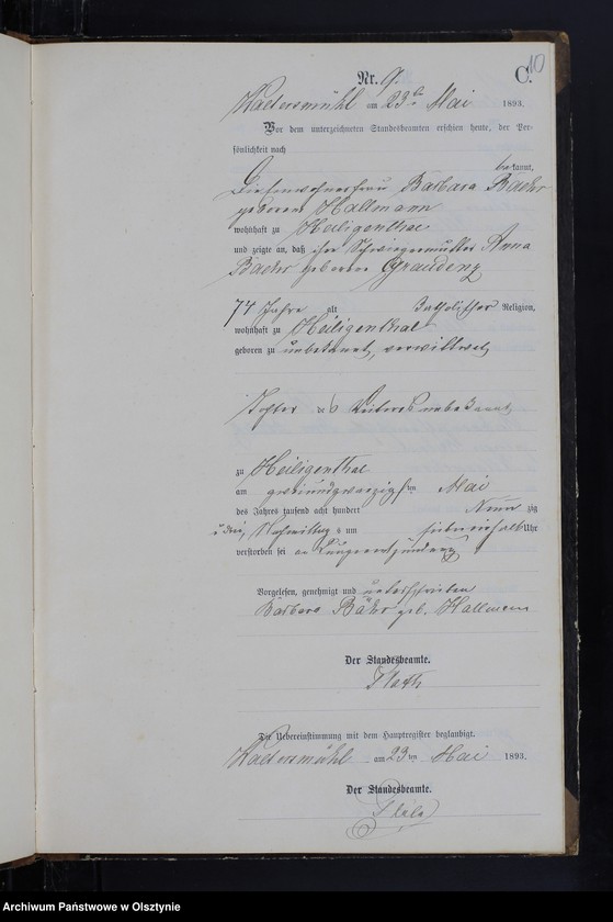 image.from.unit.number "Sterbe-Neben-Register Nr 1 - 28"