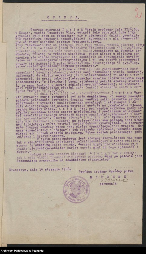 Obraz 4 z jednostki "Jutrosin, powiat Rawicz akta koła."