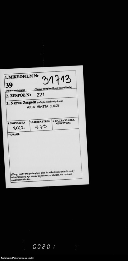 Obraz 2 z jednostki "Černovye otpuski po perepiskam magistrata gor. Lodzi i gorodskoj kassy so vremeni evakuacii po 31 marta 1918 goda"