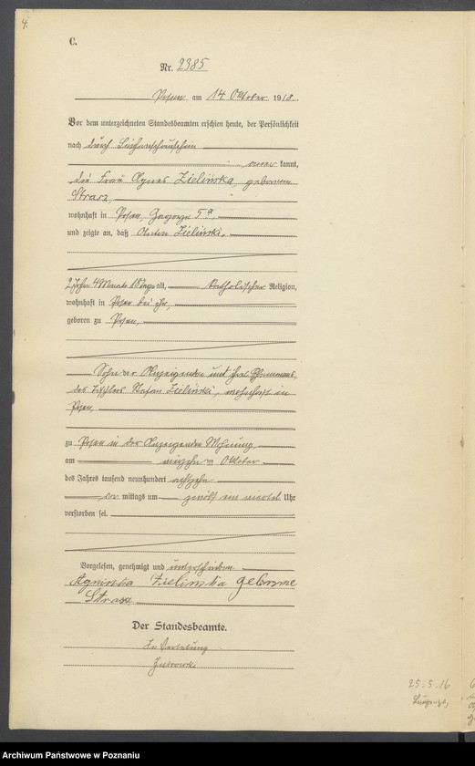 Obraz 6 z jednostki "Księga miejscowa zgonów tom VI [Rejestr główny zgonów]"