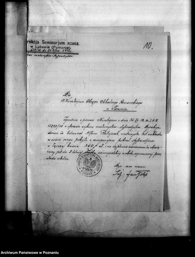 Obraz 13 z jednostki "[Stypendia - przyznawanie uczniom stypendia]"