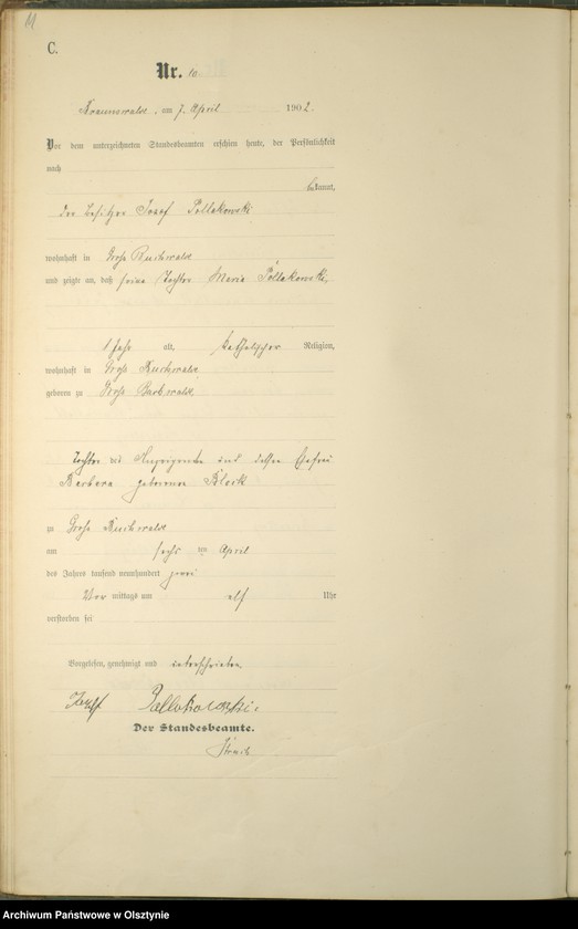 image.from.unit.number "Sterbe-Haupt-Register Nr 1 - 43"