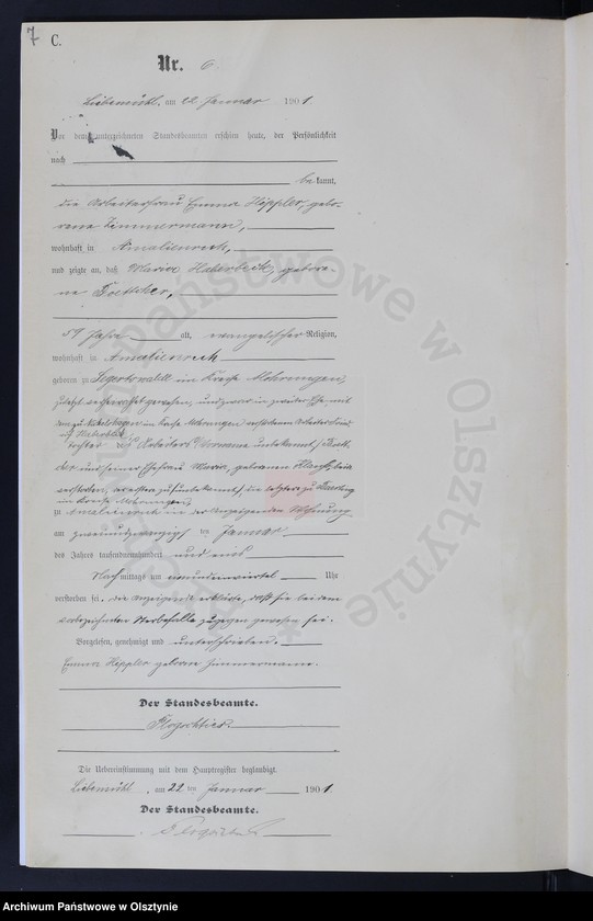 image.from.unit.number "Sterbe-Neben-Register Nr 1 - 62"