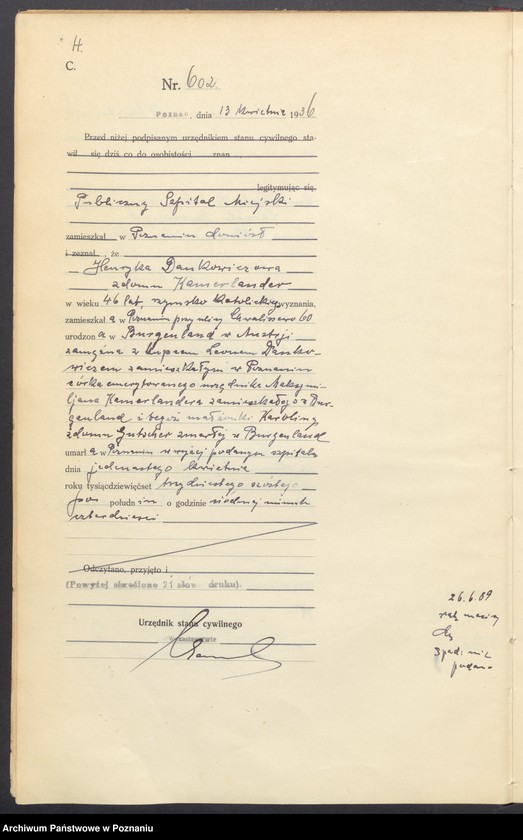 Obraz 6 z jednostki "Księga miejscowa zgonów tom II [Rejestr główny zgonów]"