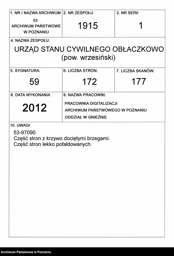 Obraz 1 z jednostki "Księga urodzeń"