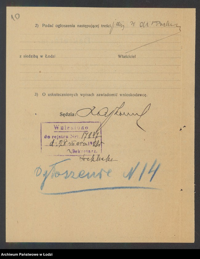 Obraz 12 z jednostki "Jakób Wolf Majersdorf- sprzedaż cukierków i czekolady"