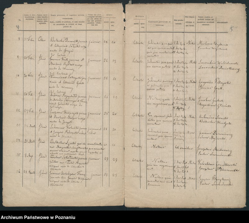 Obraz 5 z jednostki "Księga małżeństw"