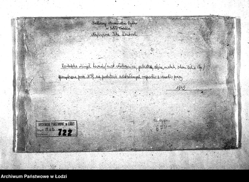 Obraz 3 z jednostki "[Kartoteka różnych towarów (materiały włókiennicze, galanteria, skóry, metale, chemikalia itp.) sporządzona przez Najwyższą Izbę Kontroli na podstawie nadesłanych raportów z resortów pracy]"