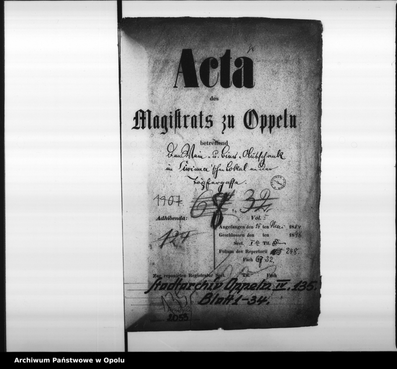 Obraz 6 z jednostki "Acta des Magistrats zu Oppeln betreffend den Wein- u.[nd] Bier-Ausschank im Siwinna