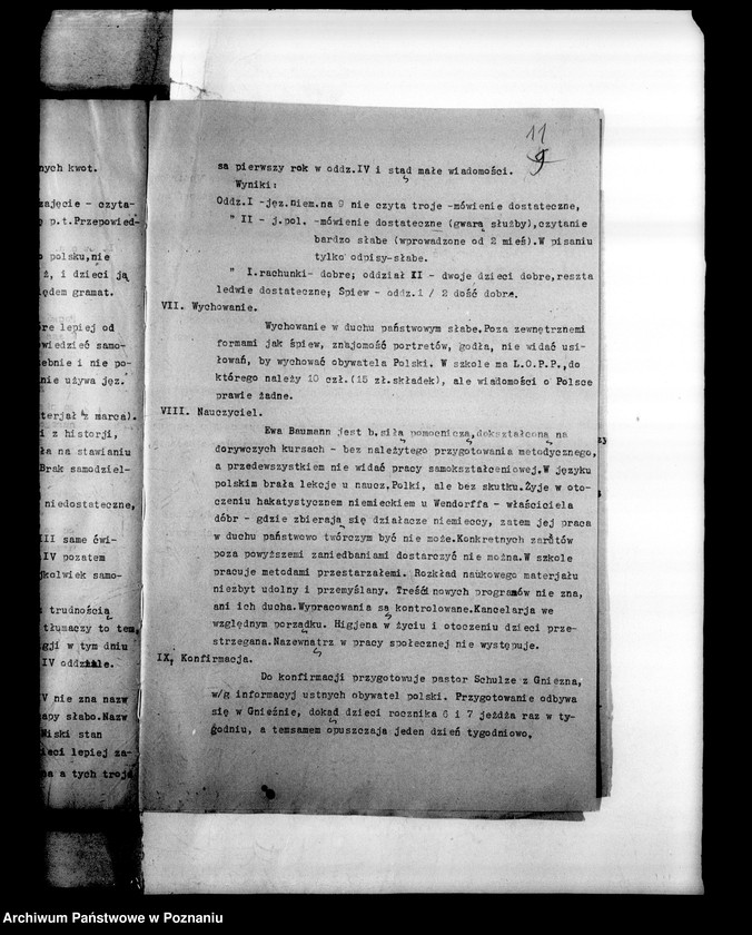 Obraz 15 z jednostki "Prywatna Szkoła Powszechna z niemieckim językiem nauczania Zdziechowa, powiat Gniezno"