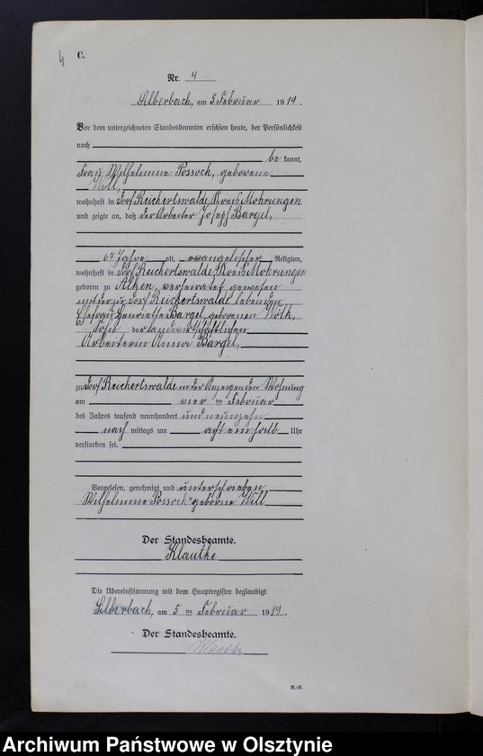 image.from.unit.number "Sterbe-Neben-Register Nr 1 - 26"