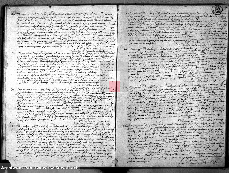 image.from.unit.number "Duplikat urodzonych, zaślubionych y umarłych kościoła wigierskiego parafialnego roku 1837"