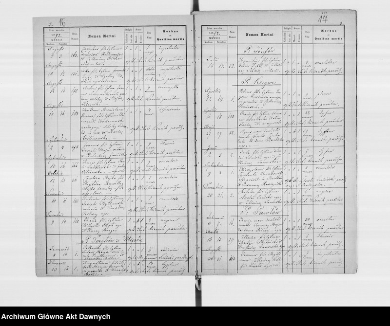 image.from.unit.number "Parafia: Radziechów. Dekanat: Busk. Kopie z ksiąg metrykalnych ur., śl., zg. dla całej parafii (miasto Radziechów i wsie)."