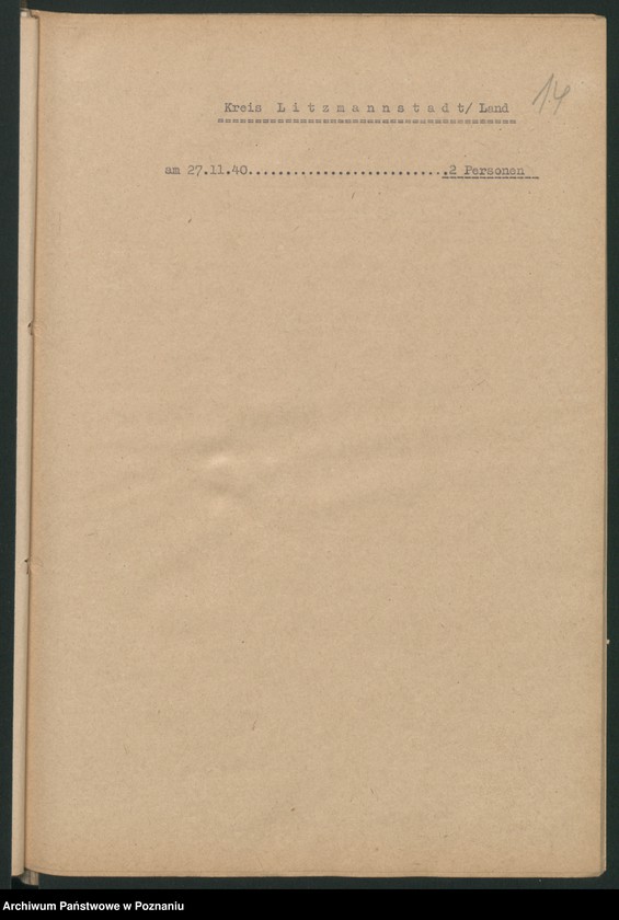 Obraz 17 z jednostki "[Wysiedlanie Polaków w poszczególnych powiatach "Kraju Warty"]"