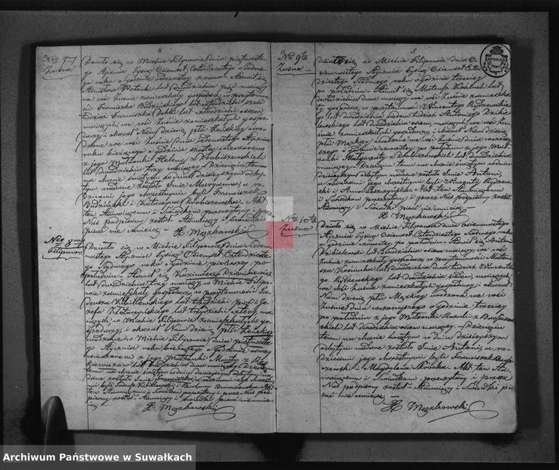 image.from.unit.number "Duplikat do zapisywania Aktów Urodzonych Zaślubionych i Zmarłych w Parafii Filipowskiey na rok 1847-my"