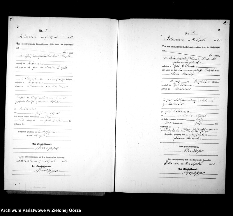 Obraz 9 z jednostki "Sterbe-Neben-Register"