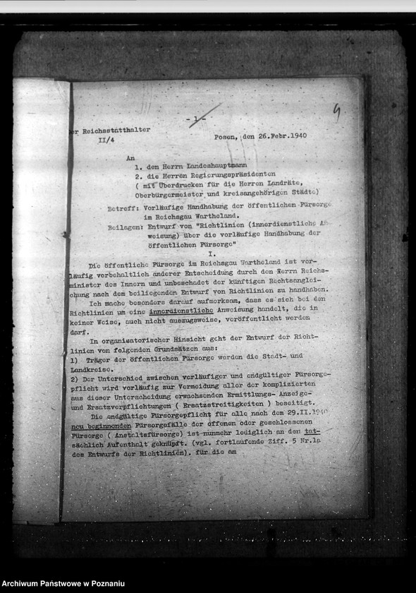 Obraz 8 z jednostki "Umsiedlerfürsorge für Wolyniendeutsche. Öffentliche Fürsorge im Wartheland - Deutsche, Polen"