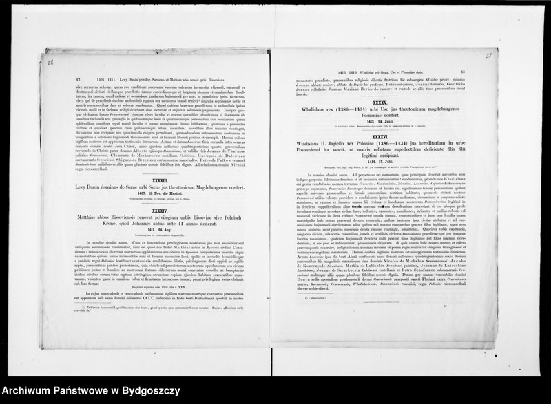image.from.unit.number "Lateinische Urkunden Posener Städte. Hersg. von Heinrich Wuttke [1310-1425] - Memoriam Friderici Augusti Guilebmi Spotonii professoris olim lipsiensis Oratione de Gordianis Imperatoribus Romanis ab Aemilio Müllero pf. dr A.L.M habende die XXI M. Januarii A. 1861 ... Heinrich Wuttkie Specimen II Codicis Diplomatici Urbium Magni Ducatus Posnaniensie"