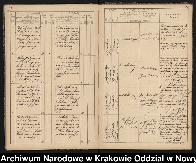 Obraz 15 z jednostki "[Księgi stanu cywilnego - urodzenia, małżeństwa, zgony]"