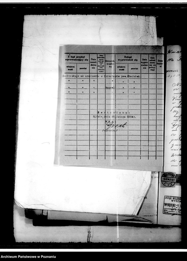 Obraz 20 z jednostki "Dziembowo - odprawy z art.. 44 reformy rolnej powiatu chodzieskiego"