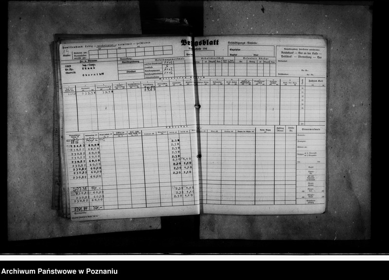 Obraz 17 z jednostki "Bewerbungen um Anstellung (oraz karty wynagrodzeń, m.in. Landratów)"