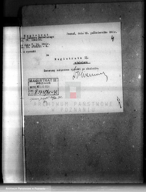 Obraz 8 z jednostki "Zatwierdzenie projektu zakładu przemysłowego /urządzenia zakładu mechanicznego/ nr 462 firmy Wiepofama"