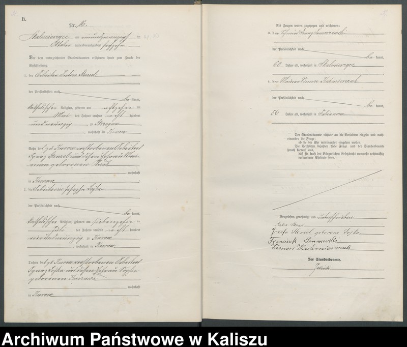 Obraz 20 z jednostki "[Księga małżeństw]"
