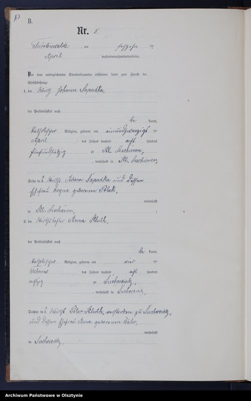 image.from.unit.number "Heirats-Neben-Register Nr 1 - 13"