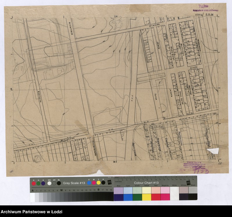 Obraz 1 z jednostki "Plan m. Łodzi 1:2000. Sekcja SO14"