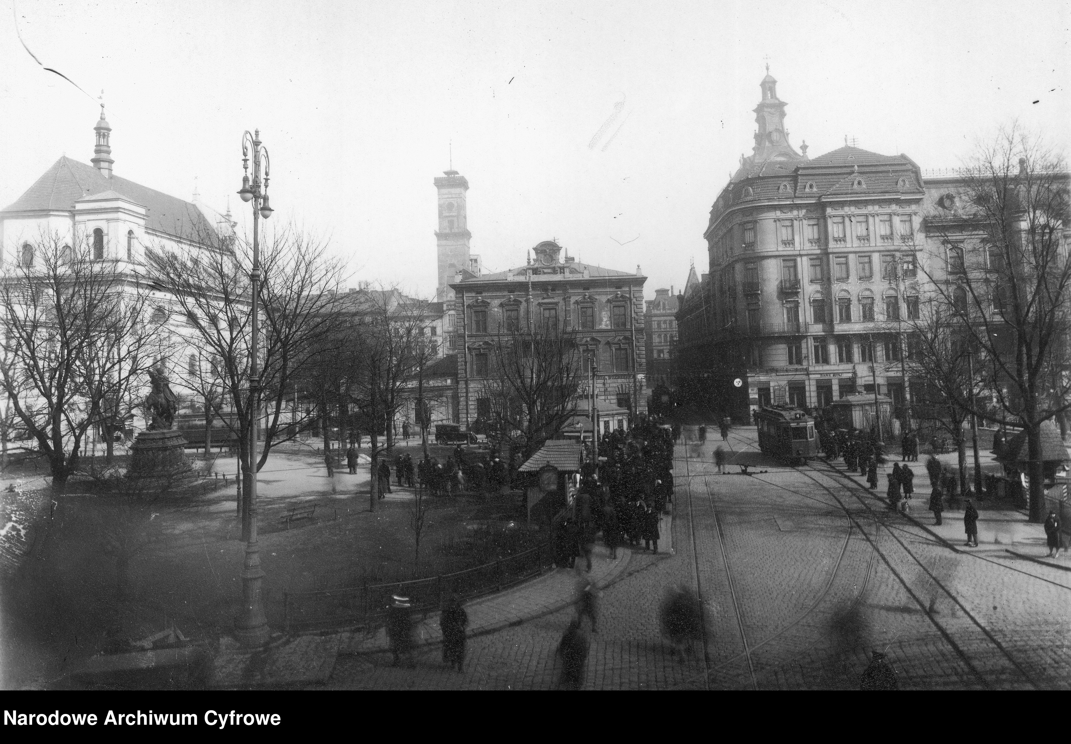 Skan z jednostki: Ul. Legionów - widoczny m.in. Teatr Wielki we Lwowie