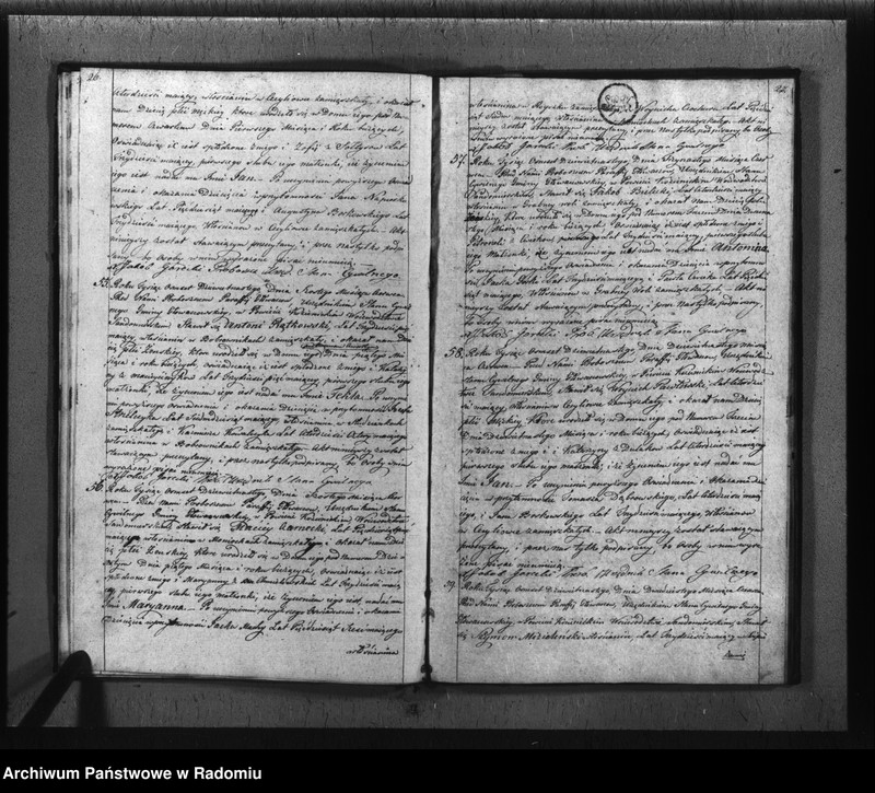 image.from.unit.number "Księga akt cywilnych gminy Głowaczew na rok 1819"