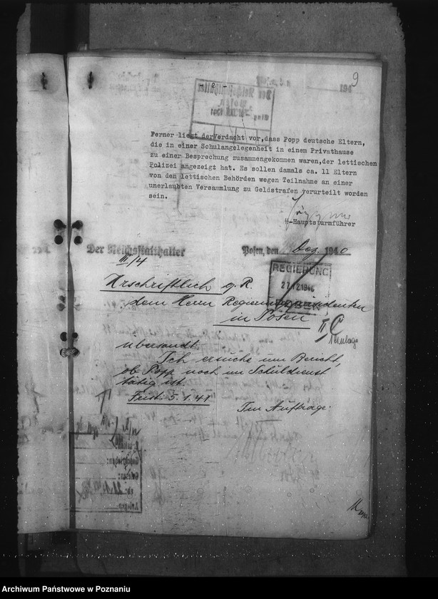 Obraz 13 z jednostki "Überbahme von Umsiedlern in den öffentlichen Dienst"