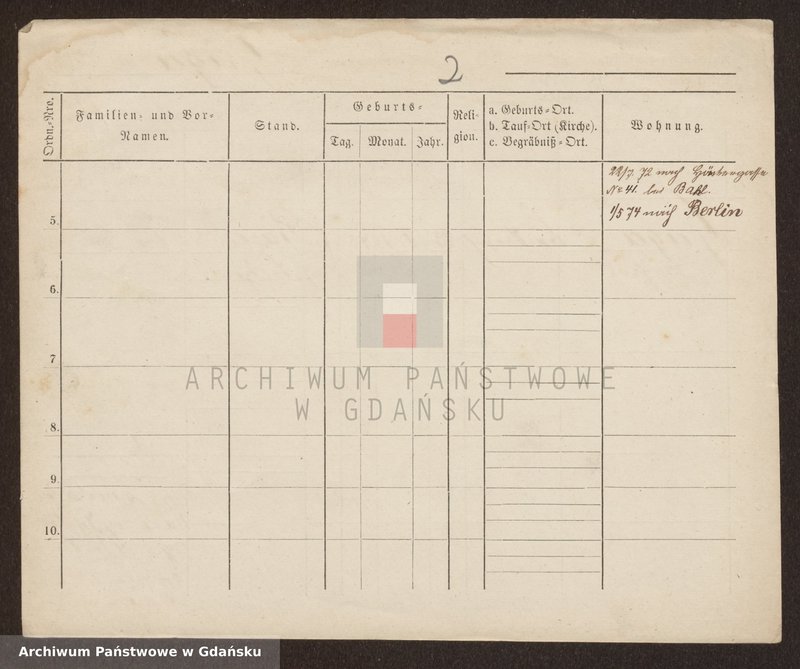 image.from.unit.number "Karty meldunkowe: Griga - Griss"