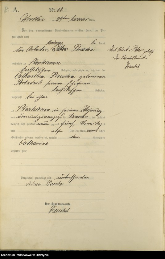 image.from.unit.number "Geburts-Haupt-Register Nr 1 - 105"