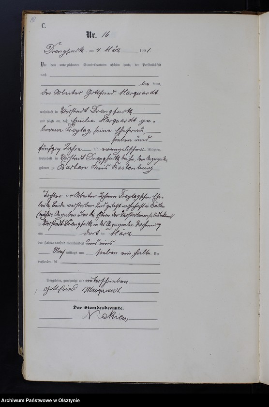 image.from.unit.number "Sterbe-Haupt-Register Nr 1 - 85"