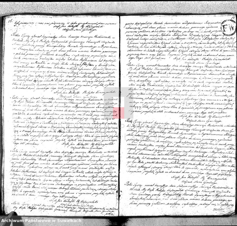 image.from.unit.number "Akta Cywilne Małżeństwa Gminy Krasnopolskiey Pttu Seyneńskiego Deptu Łomżyńskiego 1813 R."