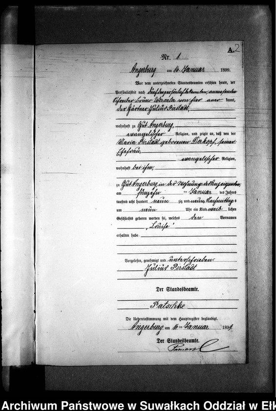 image.from.unit.number "Geburts-Neben-Register des Preussischen Standes-Amtes Kehlen Kreis Angerburg"