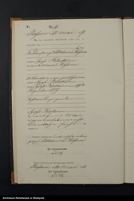 image.from.unit.number "Sterbe-Neben-Register Nr 1 - 46"