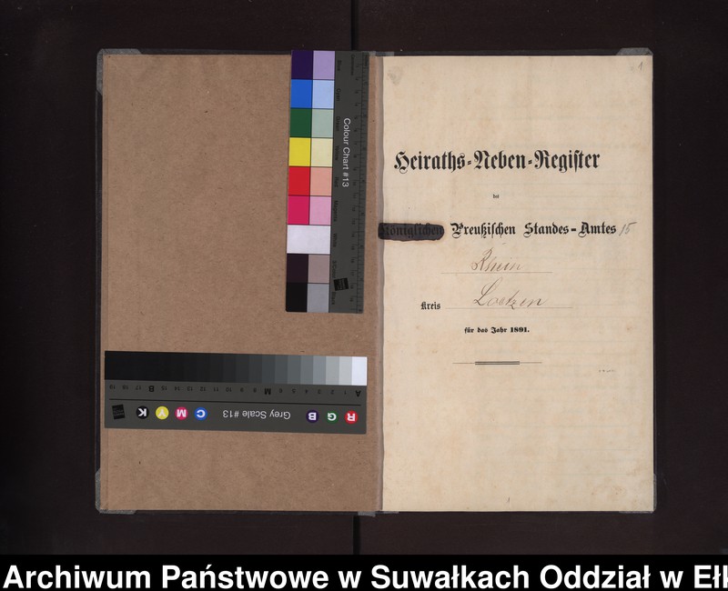 image.from.unit.number "Heiraths-Neben-Register des Preussischen Standes-Amtes Rhein Kreis Loetzen"