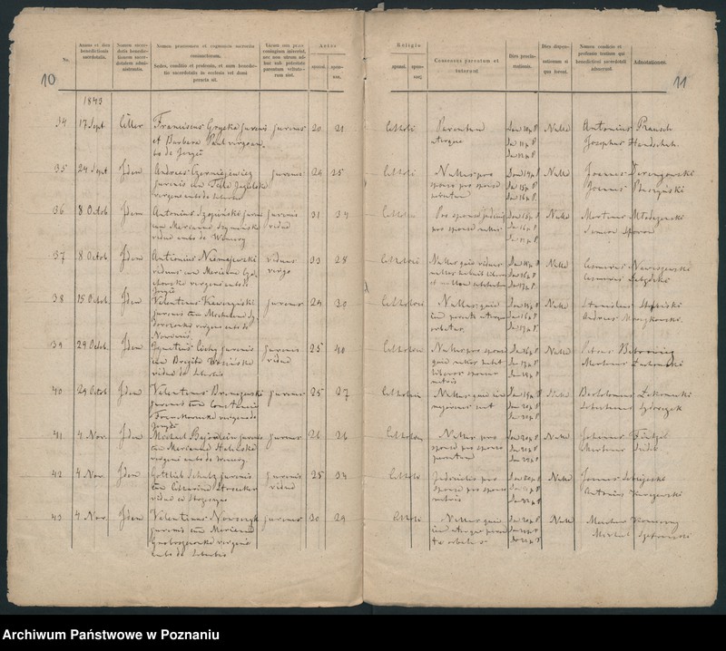 Obraz 8 z jednostki "Księga małżeństw"