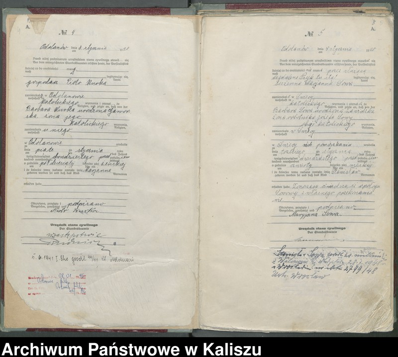 image.from.unit.number "Księga aktów urodzenia (pierwopis)"