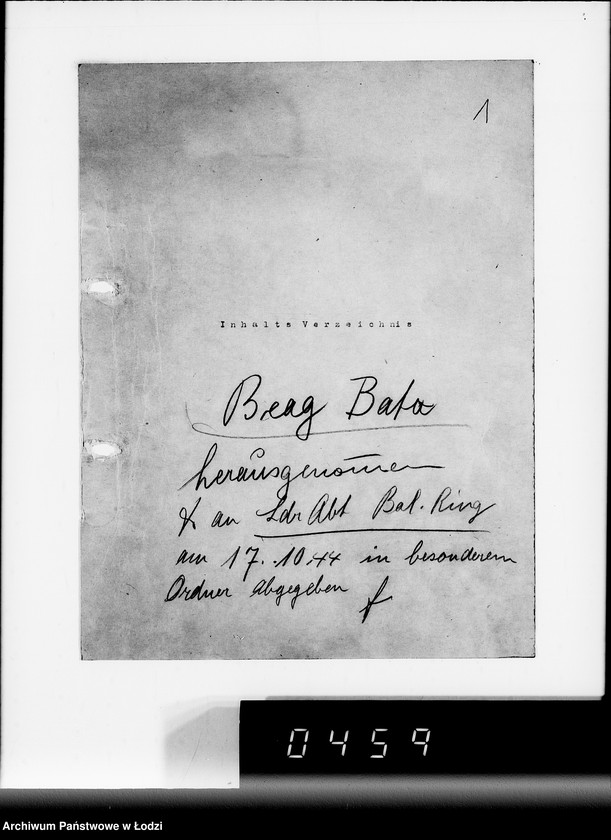 Obraz 5 z jednostki "Sammelschriftwechsel der Firmen A-G [Korespondencja z firmami w sprawach ofert i dostarczenia różnych towarów do Getta]"