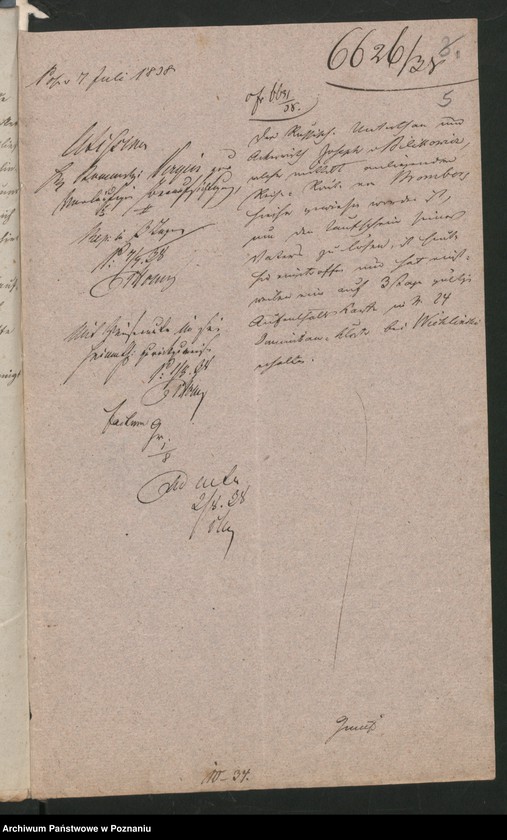 Obraz 8 z jednostki "A. betr. den polnischen Flüchtling Josef von Bilikiewicz aus Burbiczki /Wilno/"