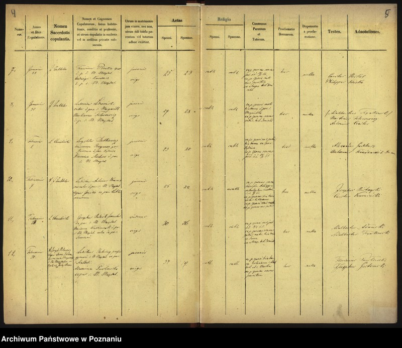 Obraz 5 z jednostki "Księga małżeństw"