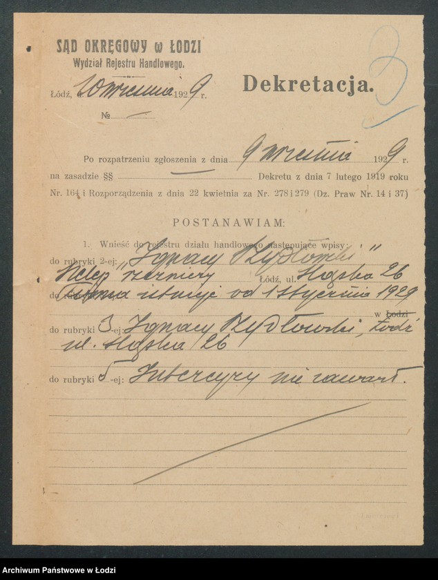 Obraz 5 z jednostki "Ignacy Szydłowski – sklep rzeźniczy"