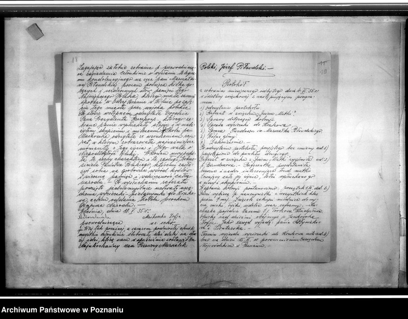 Obraz 13 z jednostki "Protokolarz zebrań, statut"