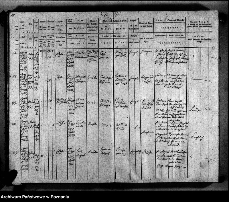 Obraz 20 z jednostki "Duplikat der Getauften, Getrauten, Verstorbenen"