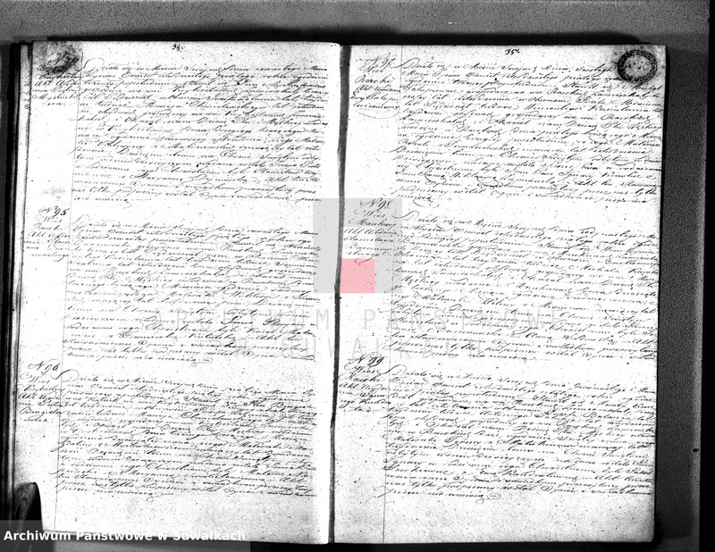 image.from.unit.number "Księga duplikat znajdująca się w trzech oddzielnych tomach to jest urodzonych, zaślubionych i umarłych parafii katolickiej Sereje z roku 1845"
