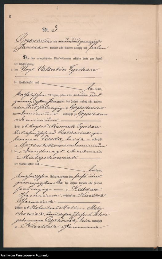 Obraz 8 z jednostki "Księga małżeństw"